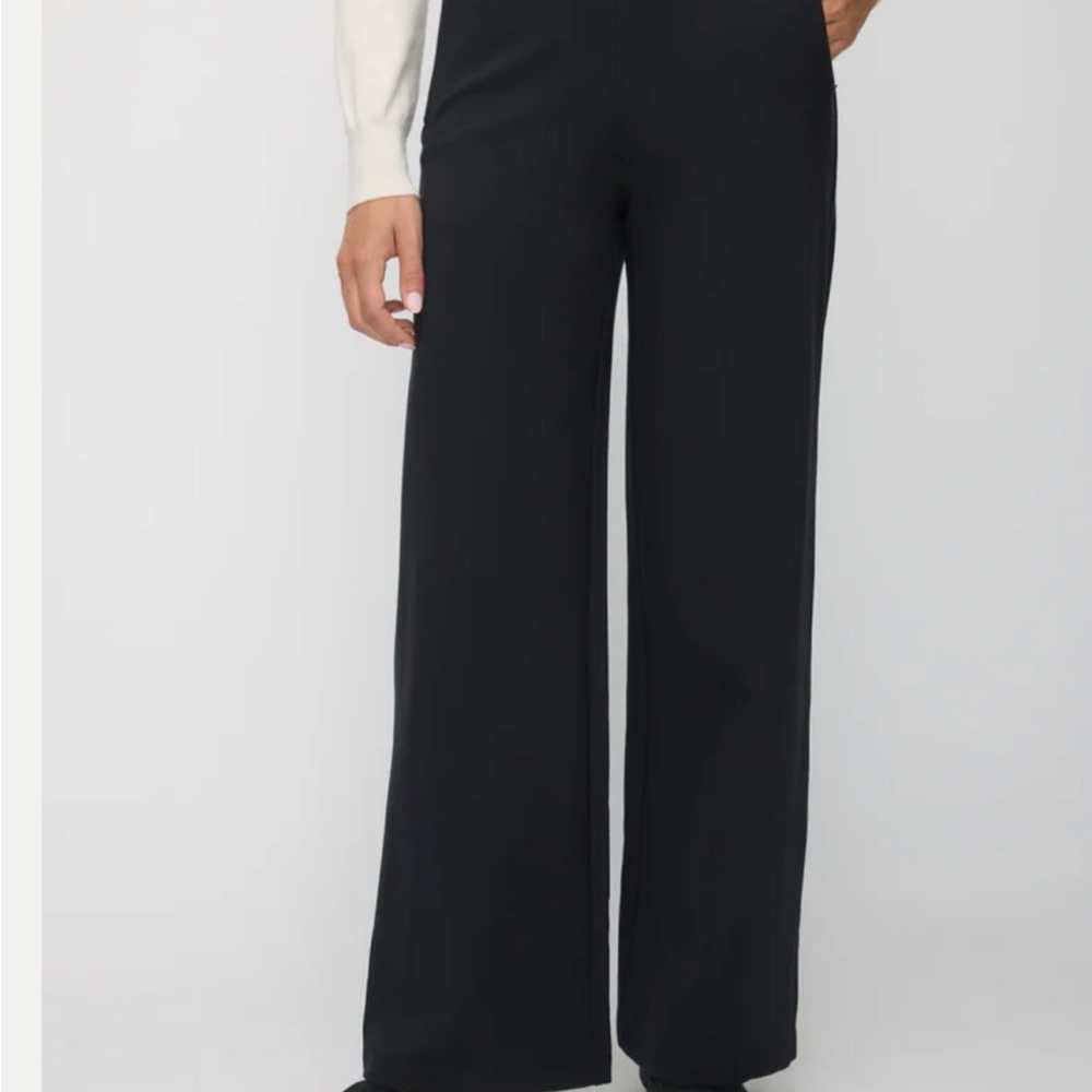 Kit and Ace Black Wide-Leg Women's Pants